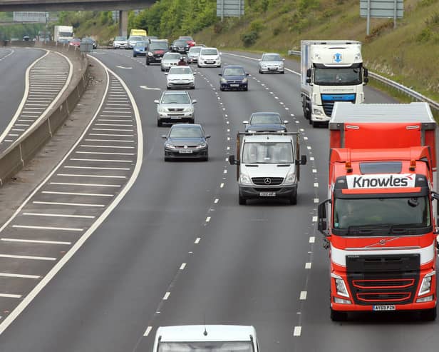 M27 near Portchester. Picture: Chris Moorhouse (jpns 040522-25).