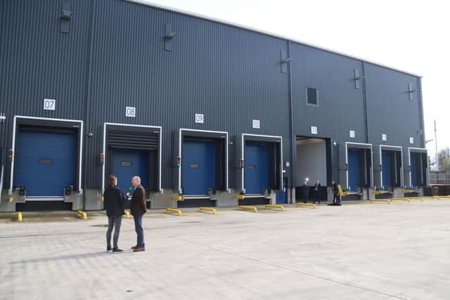 The Border Control Post at Portsmouth International Port, which has been described as a "white elephant" by councillor Gerald Vernon-Jackson. Port director Mike Sellers said roughly half of the building will not be used, as it was built under previous border control specifications.