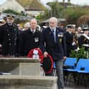Remembrance Sunday service at the Fleet Air Arm Memorial in Lee-on-the-Solent on Sunday, November 12, 2023.