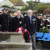 Remembrance Sunday service at the Fleet Air Arm Memorial in Lee-on-the-Solent on Sunday, November 12, 2023.