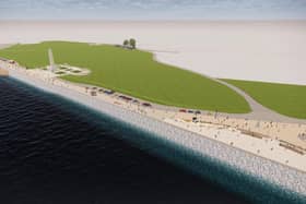 Southsea sea defence CGI