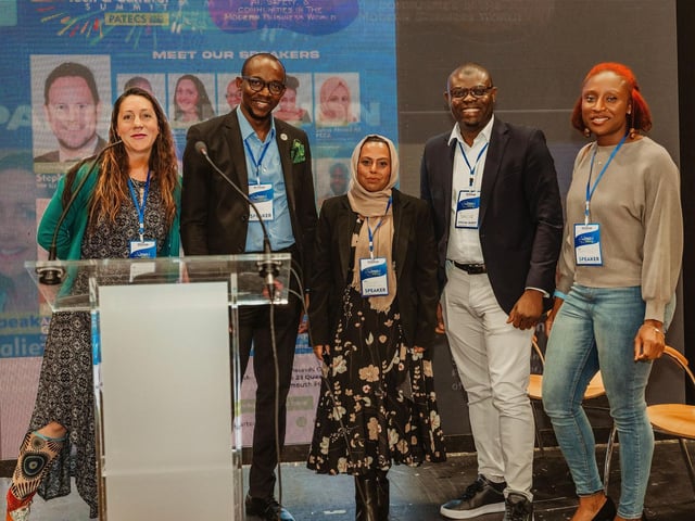 Images from PATECS2025: AI, Data and People: Building Safe, Inclusiveand Accountable Digital Frontiers.