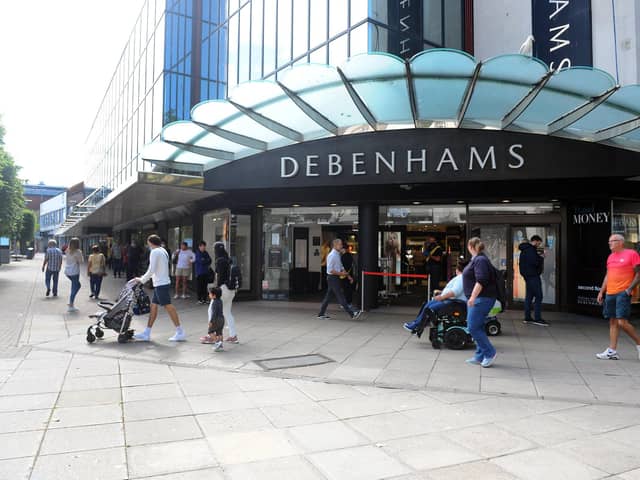 Debenhams in Commercial Road, Portsmouth.

Picture: Sarah Standing (150620-9928)