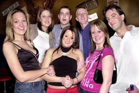 Revellers enjoying the scene at Route 66 Nightclub in Guildhall Walk, Portsmouth - (041590-0032)