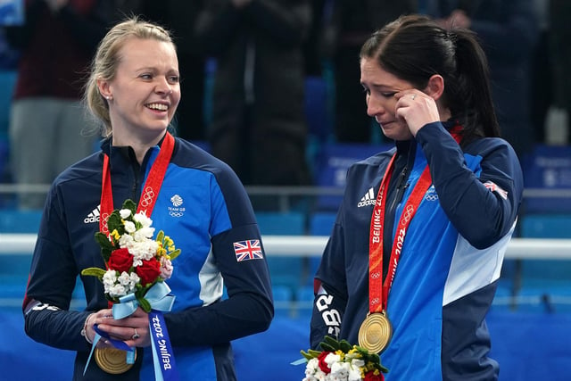 Joy and emotion for Vicky Wright and Eve Muirhead
