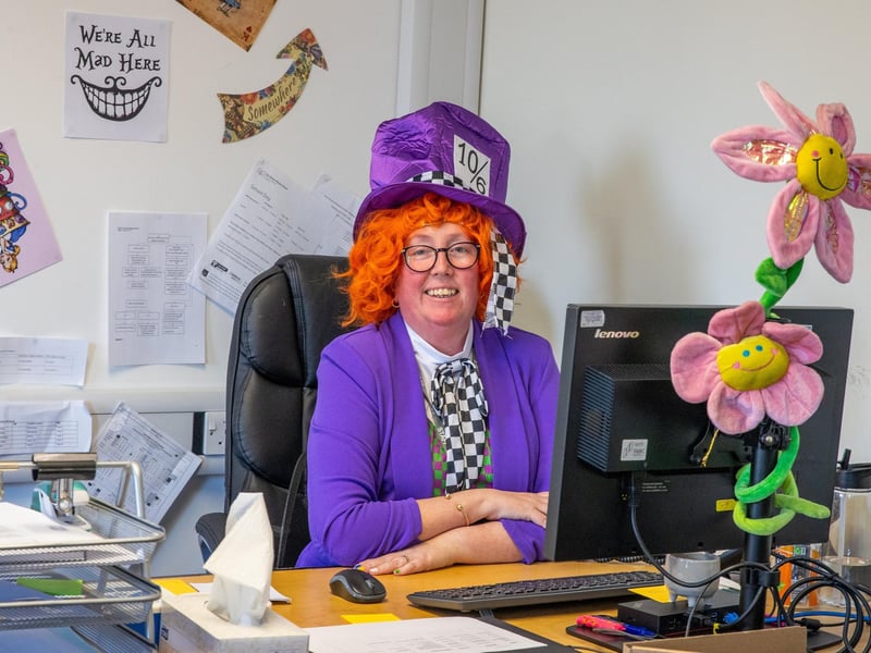 Staff and pupils from Victory Primary School dressed to impress for World Book Day 2025.  Pictured - Staff from Victory Primary School dressed up for World Book Day.  Photos by Alex Shute