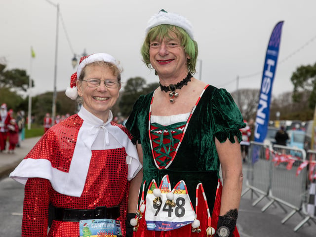 Pictured - Jane and Peter West.
