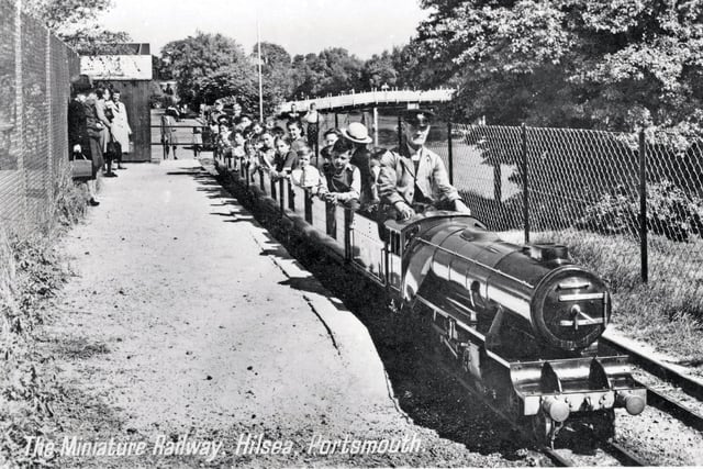The miniature railway at Hilsea Picture: Courtesy of  Paul Costen
