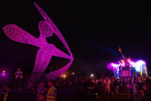 Victorious 2021 Saturday - Lights at the Strongbow Yard. Picture: Vernon Nash (280821-194)