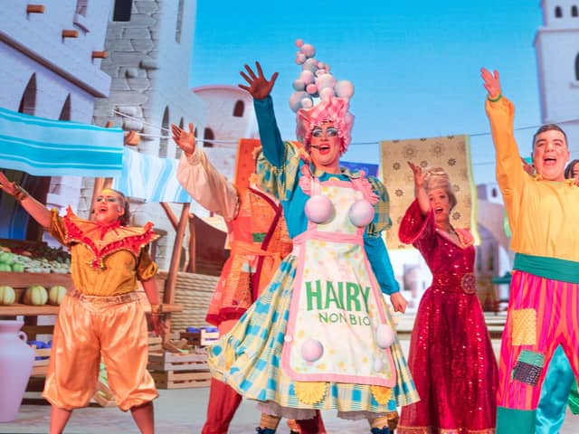 A scene from Seal Bay's production of Aladdin