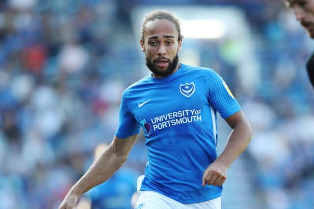 Pompey winger Marcus Harness