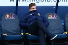 Oxford boss Karl Robinson.  Picture: Jordan Mansfield/Getty Images