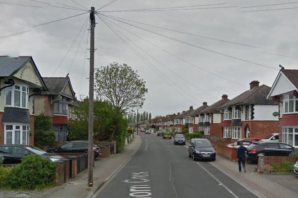 Hawthorn Crescent, Cosham, claimed the 20th spot. Multiple readers said it was bad for speeding motorists.