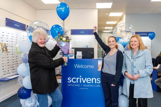 Scrivens - Sandra Stevens (VIP), Belinda Lipscomb and Councillor Antonia Harrison