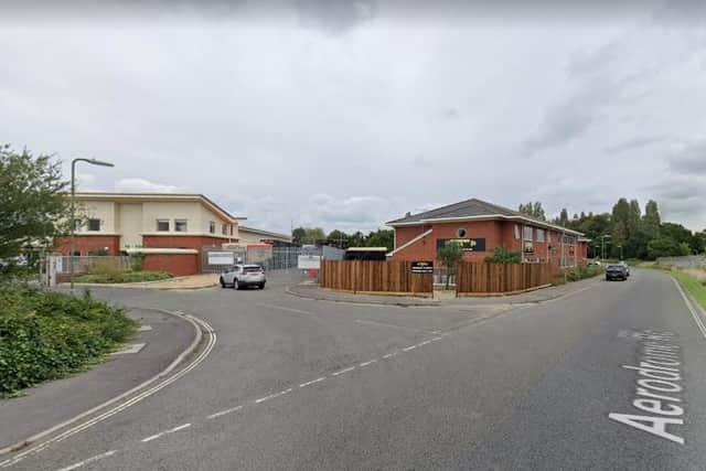 The crash happened just outside Fitness 24 at Oakland Business park, Aerodrome Road, Gosport.