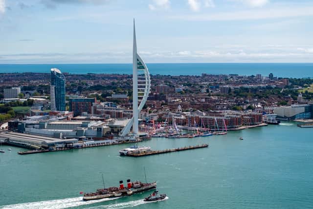 PS Waverley sailing past Portsmouth on September 1. Picture: Marcin Jedrysiak.