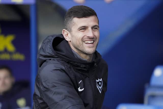 Pompey head coach John Mousinho