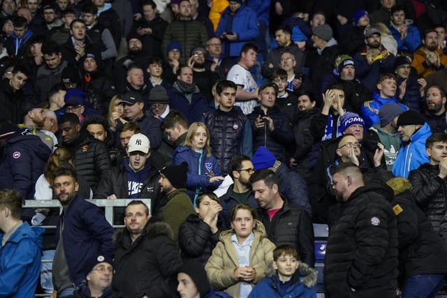Pompey 1,485 travelling fans were in full voice in their third away game on the spin at Oxford last night.