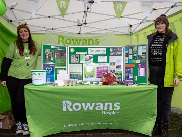 Pictured - Mariana Verissimo and Alice Kennard from Rowans Hospice.