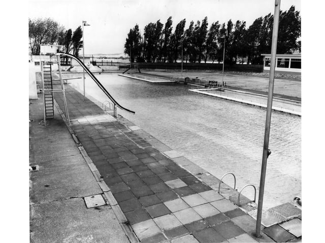 Hilsea Lido in May 1972