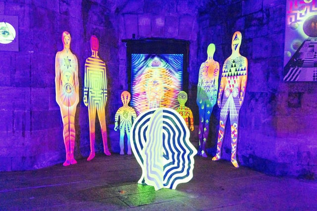 Out of My Mind by Mark Kellett at The Round Tower, Old Portsmouth. Picture by Matthew Clark