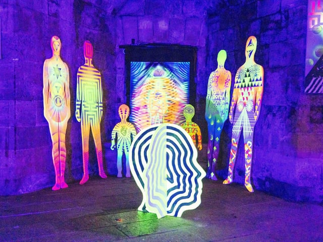Out of My Mind by Mark Kellett at The Round Tower, Old Portsmouth. Picture by Matthew Clark