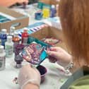 Getting messy and creative at Sage and Salt Studio!