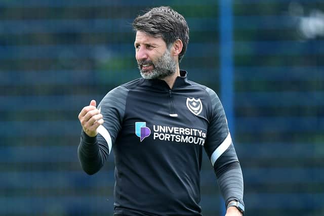 Pompey head coach Danny Cowley. Picture: Picture: Chris Moorhouse