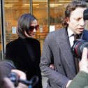 Eva Green departs the Rolls Building, London, where she is suing production company White Lantern Films, over payment for the shuttered British film project A Patriot. Picture Jordan Pettitt/PA.