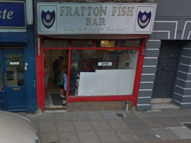 Fratton Fish Bar, in 198 Fratton Road, was rated three after an inspection on May 16.