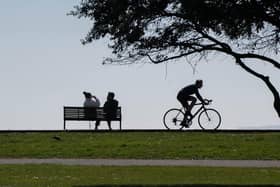 Cycling along Southsea seafront, a view from Canoe Lake.  Picture: Habibur Rahman