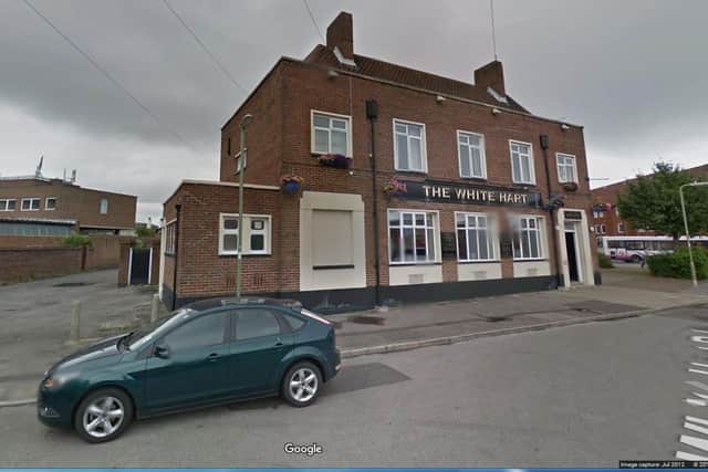 The White Hart pub in Gosport 
Picture from Google Maps 