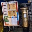 The Hayling Island post box turned gold last week amidst a campaign to get it re-commissioned