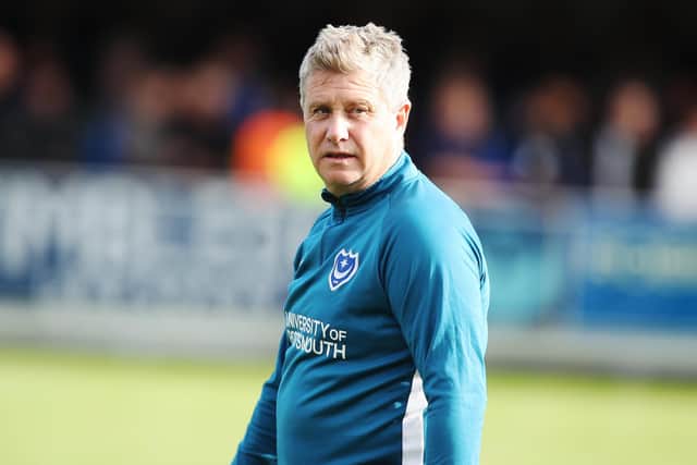 James Barlow is following in the footsteps of former Pompey academy boss Mark Kelly. Picture: Joe Pepler