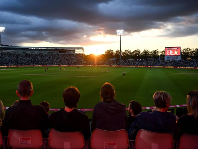 England playing at Utilita Bowl