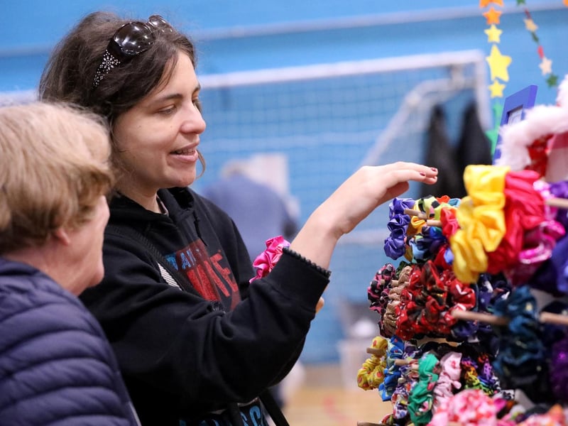 Fareham Indoor Christmas market, Fareham Leisure Centre
Picture: Chris Moorhouse (jpns 041123-35)
