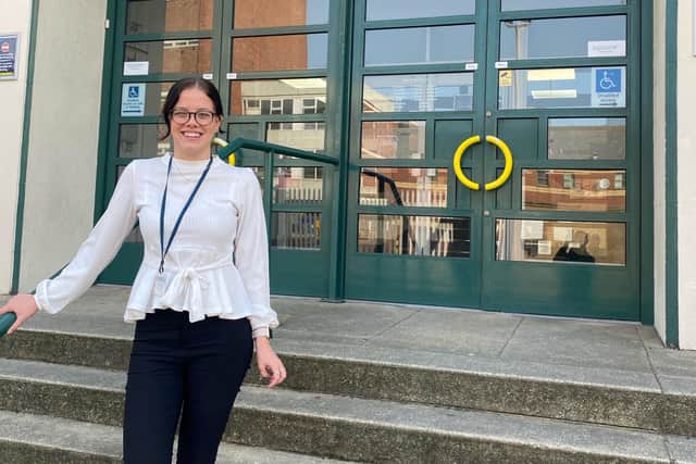 Ashleigh Winward, an apprentice at Portsmouth City Council