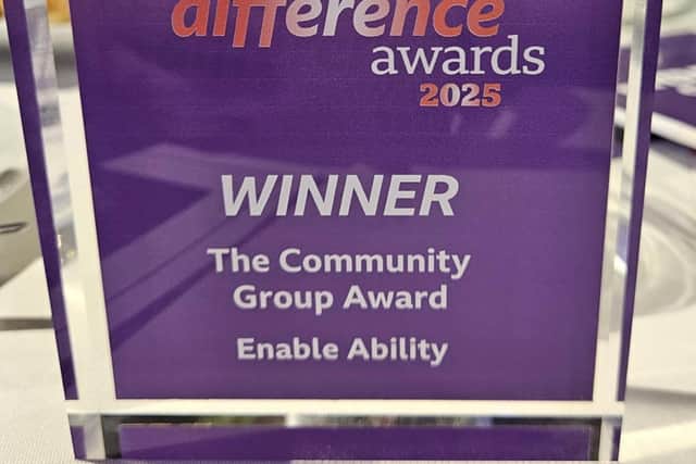 Enable Ability- Winner of the BBC Radio Solent 'The Community Group Award'