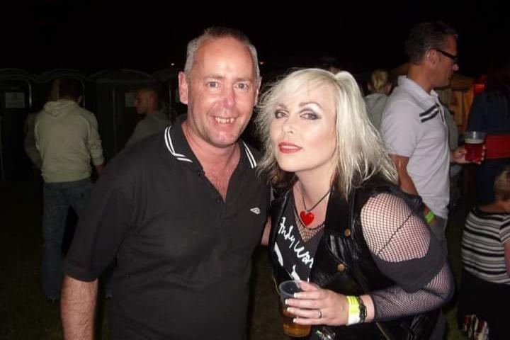 David Bailey with Blondie's superstar vocalist Debbie Harry