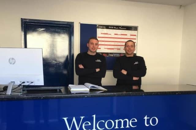 Hayling Automotive owners Victor Porrett (left) and Cameron Shopland