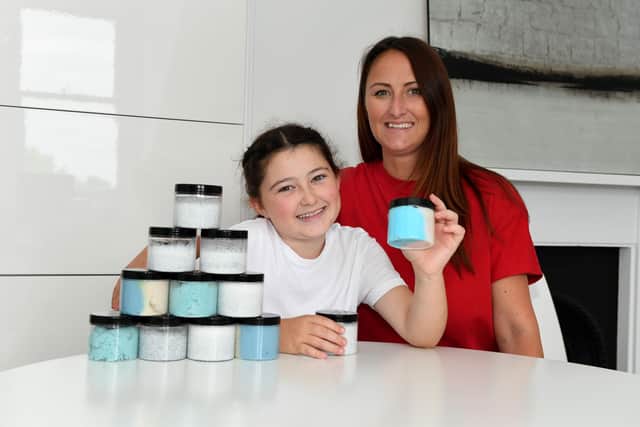 Issy Dodd, left, with mum Cheryl. Picture: Paul Jacobs/pictureexclusive.com