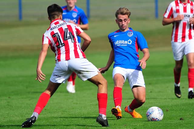 Pompey Academy midfielder Charlie Bell. Picture: Colin Farmery