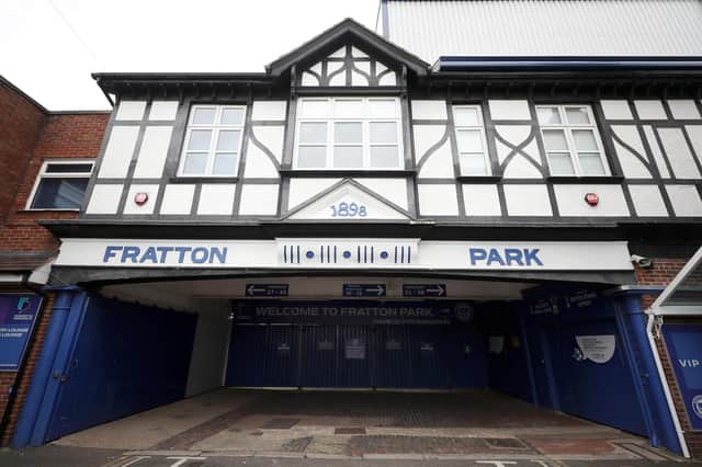 General view outside of Fratton Park home of Portsmouth Football Club on March 20, 2020.