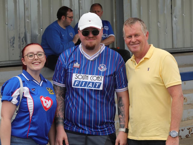 Pompey make their annual pre-season trip to the Hawks    Picture: Dave Haines.
