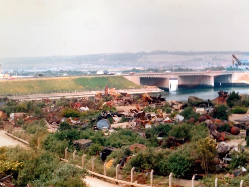 With the recently constructed M275 in the background here we see the Harry Pounds yard in the mid 1970s