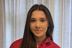 Tilly Hutton A pupil at Purbrook Park School selected to play for the U18 England Volleyball  Team