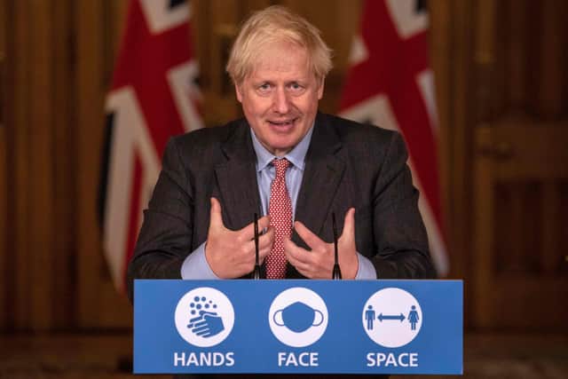 Prime minister Boris Johnson has issued a rallying call to the British publish to follow current Covid guidelines to avoid the need for further restrictions.
Photo by JACK HILL/POOL/AFP via Getty Images