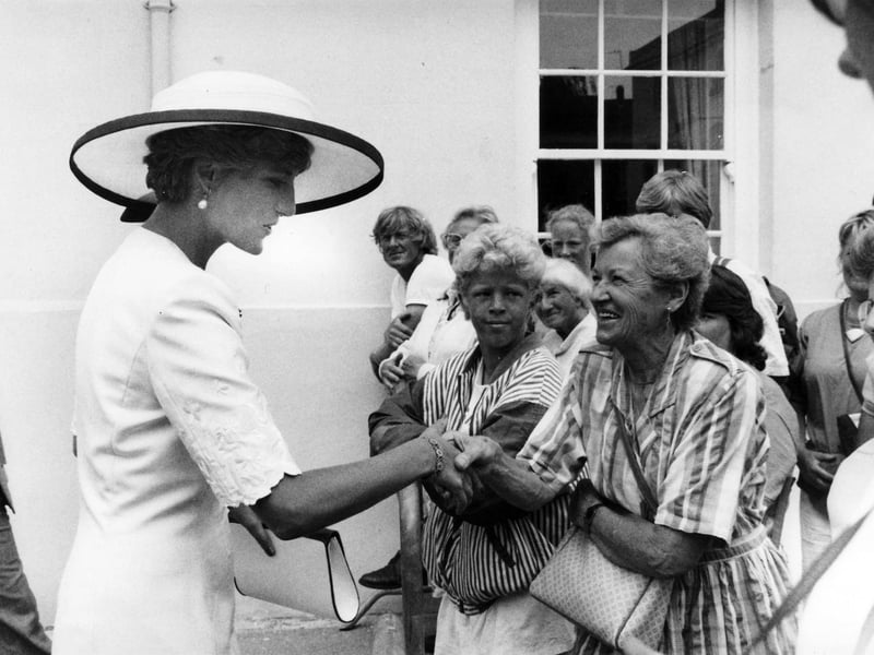 Princess Diana taken August 1991. The News