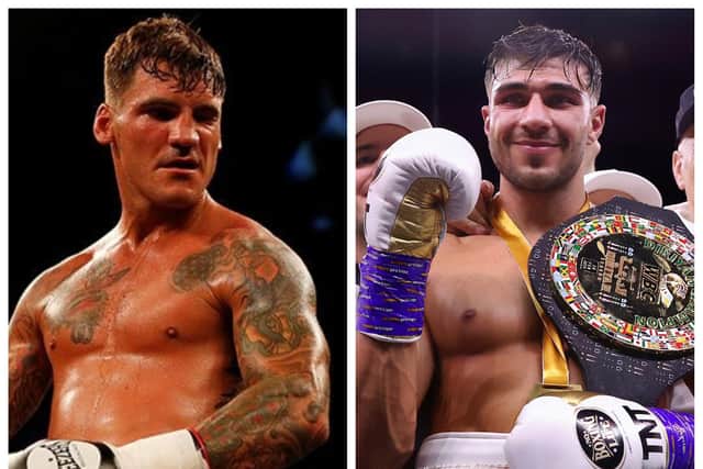 Joel McIntyre, left, and Tommy Fury