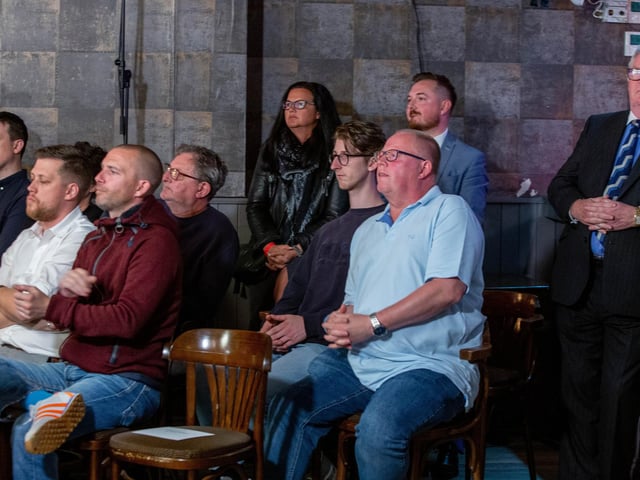 The audience at the show.